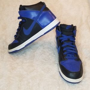 Mens Nike Dunk High Royal Black J-Pack 2012 Mens Size 9.5